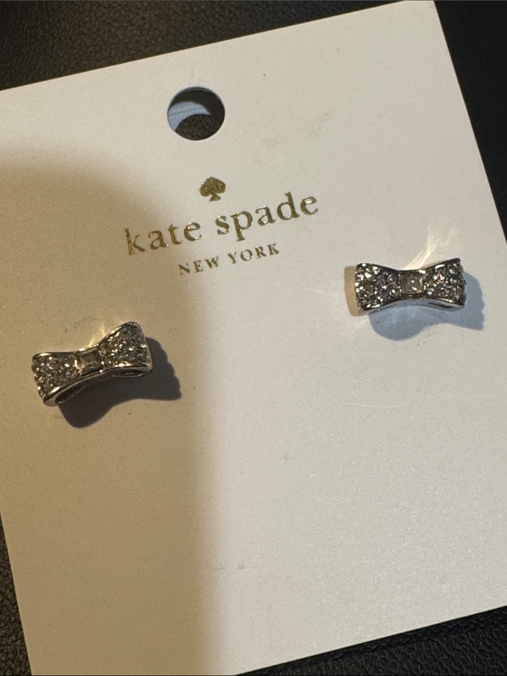 Kate Spade New York Crystal Bow Stud Earrings